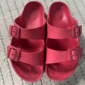 Birkenstock Kids Bright Pink Sandals